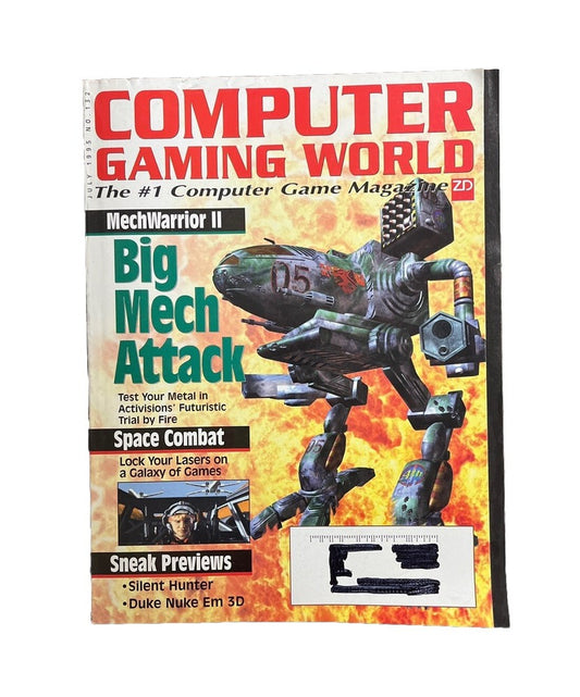 Computer Gaming World Strategy Magazine #132 July 1995 Big Mech Attack