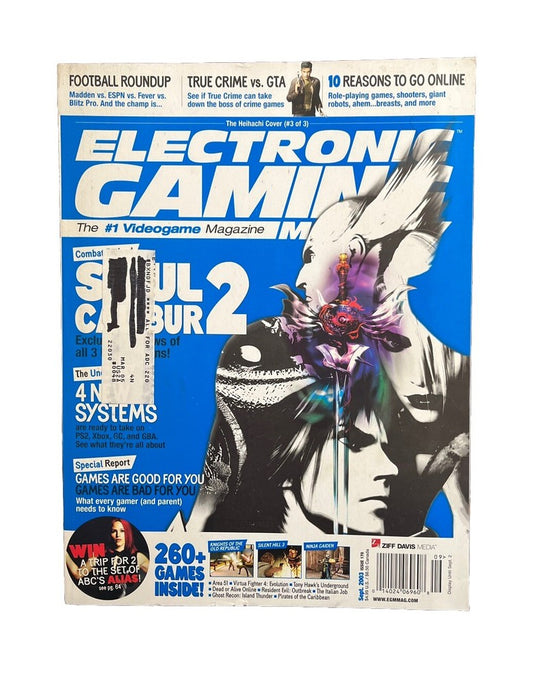 Vintage Electronic Gaming Monthly Video-game Magazine #170 2003 Soul Calibur II