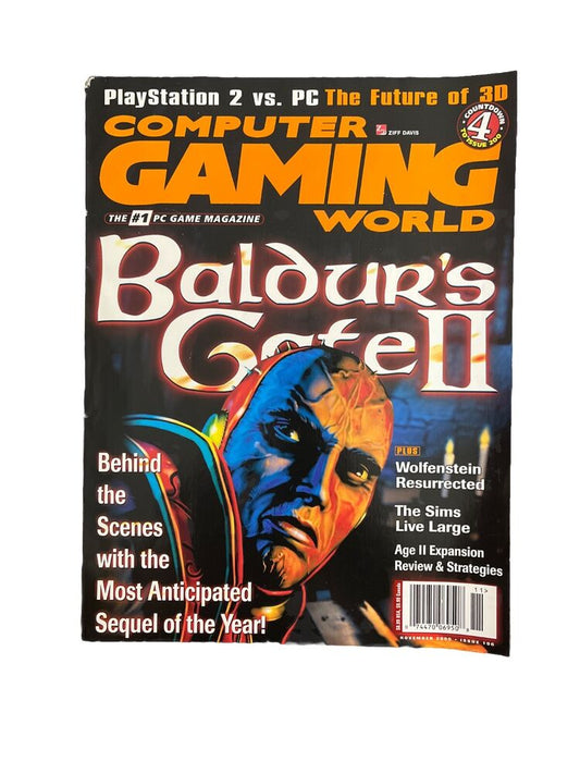 Vintage Computer Gaming World Magazine #196 November 2000 - Baldur’s Gate II