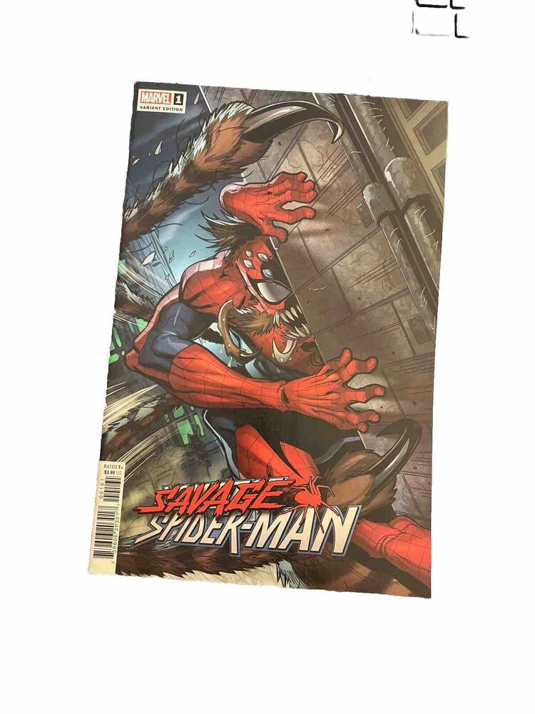 Savage Spider-Man #1 (04/2022) Marvel Comics Logan Lubera Variant Cover