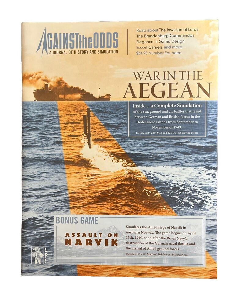 Against the Odds Mag #14 With Board Games - War in the Aegean/Assault on Narvik