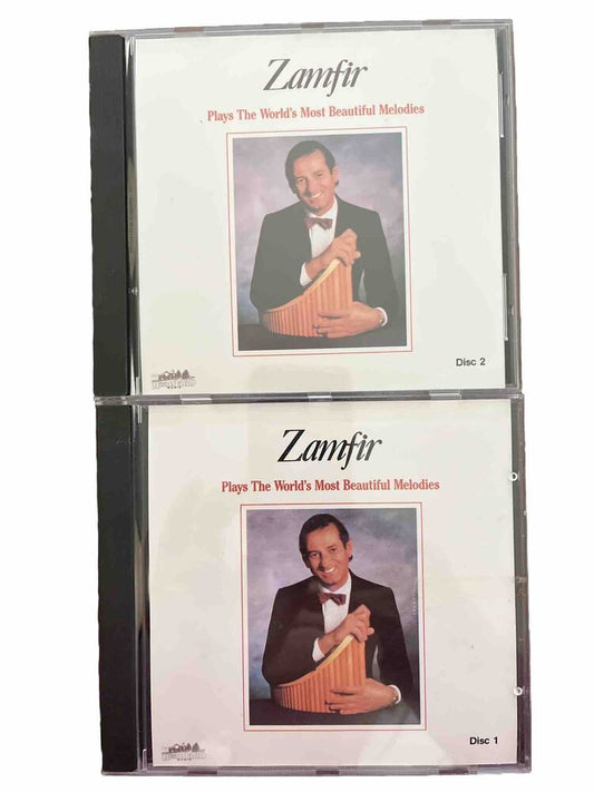 ZAMFIR - Plays The World's Most Beautiful Melodies Disc 1 And Disc 2 1988 CD