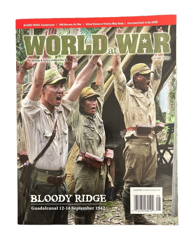 World At War Magazine #37 And Military History Board Game - Bloody Ridge