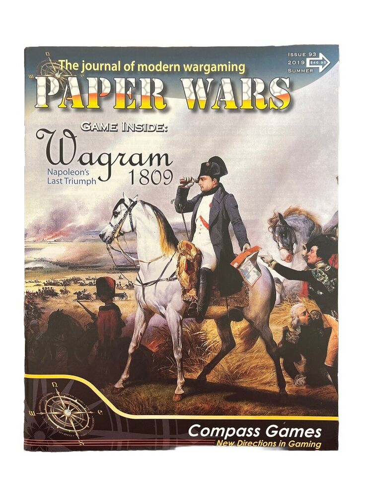 Vintage Compass Paper Wars Magazine #93 - Wagram 1809: Napoleon's Last Triumph