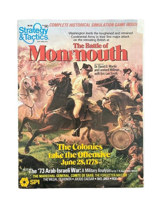 Strategy & Tactics Historical Wargame Magazine #90 The Battle Of Monmouth