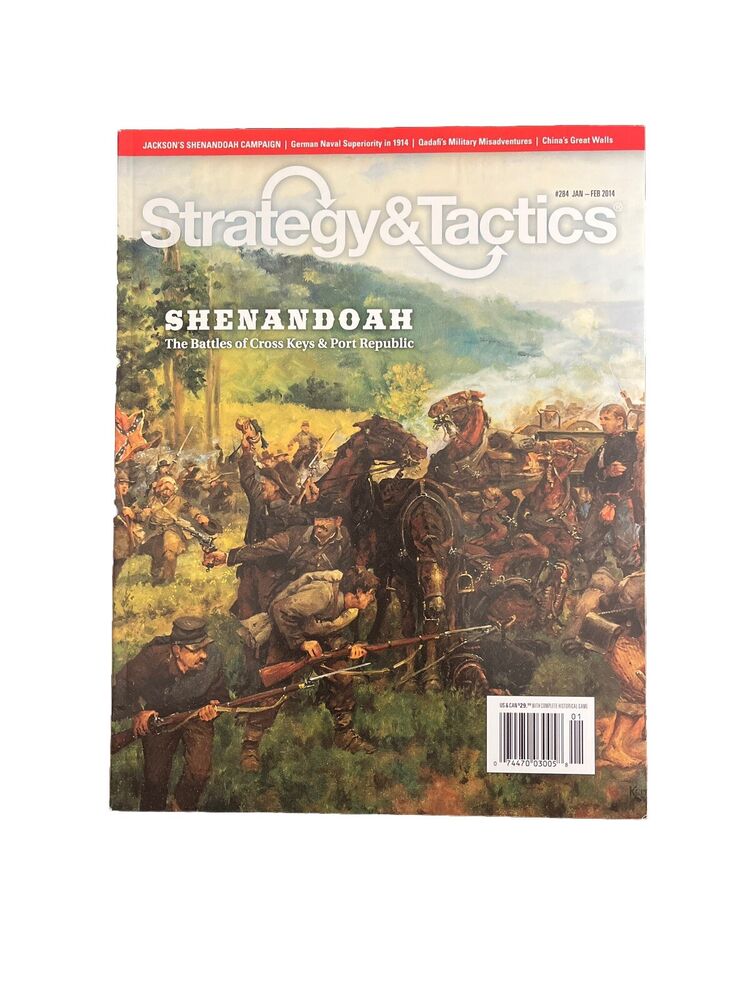 Strategy & Tactics Wargame Magazine #284 With Historical Board Game - Shenandoah