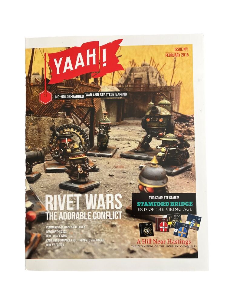 Yaah! Collectable Vintage Video Game Magazine #1 February 2015 - Rivet Wars