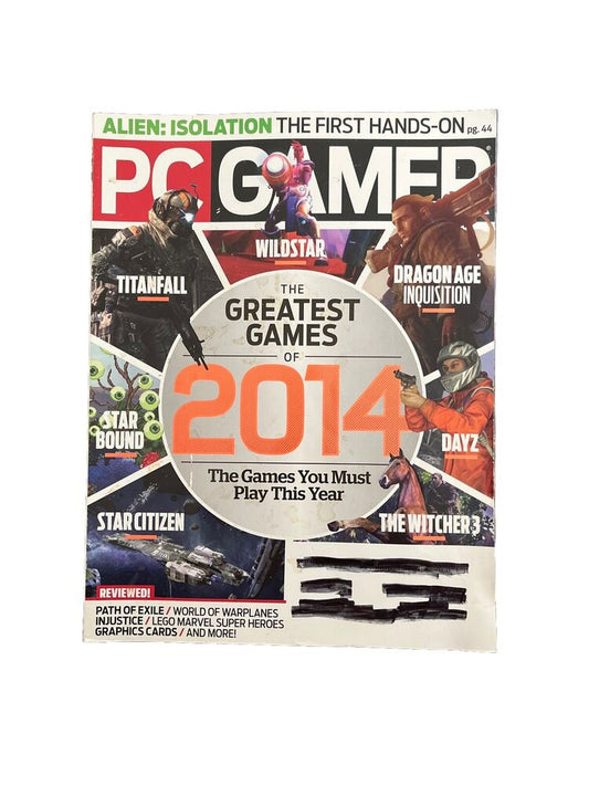 PC GAMER Computer Video Game Magazine MARCH 2014 #250 The Greatest Games Of 2014