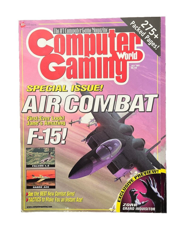 Computer Gaming World Strategy Magazine #156 July 1997 Air Combat