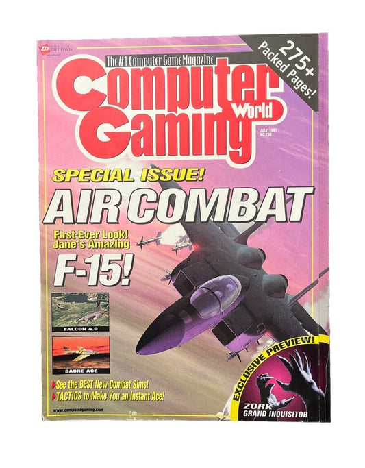Computer Gaming World Strategy Magazine #156 July 1997 Air Combat