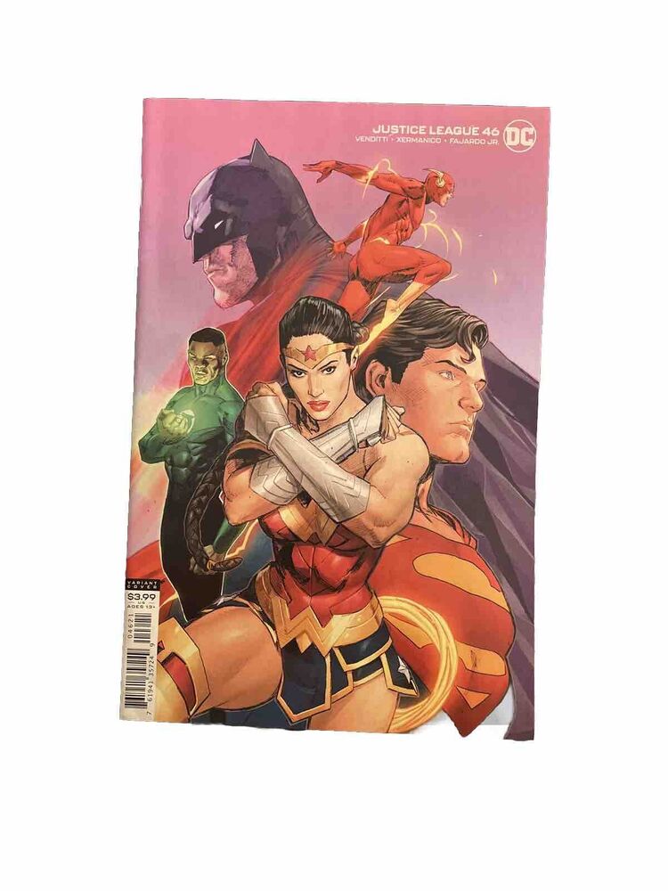 JUSTICE LEAGUE #46 Comic Book By Robert Venditti - DC Comics Cover Variant 2020 