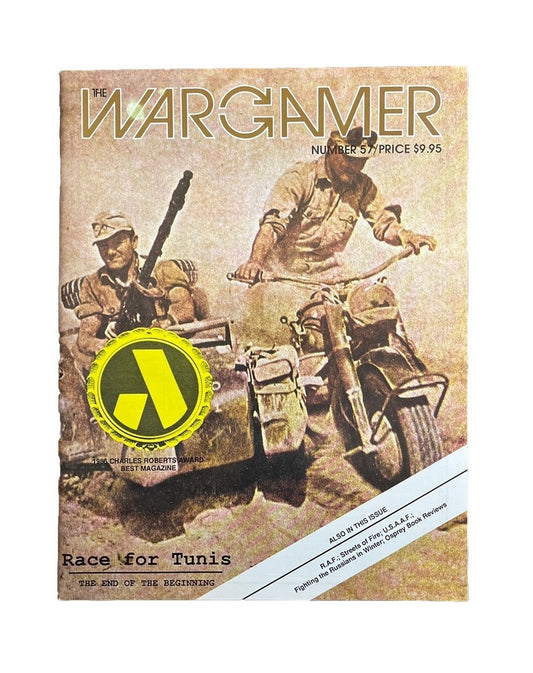 Vintage The WARGAMER Magazine #57 Race For Tunis The End of the Beginning