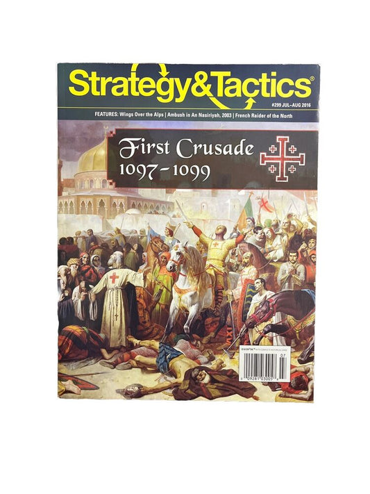 Strategy Tactics Wargaming Magazine #299 First Crusade 1097-1099 Game unpunched