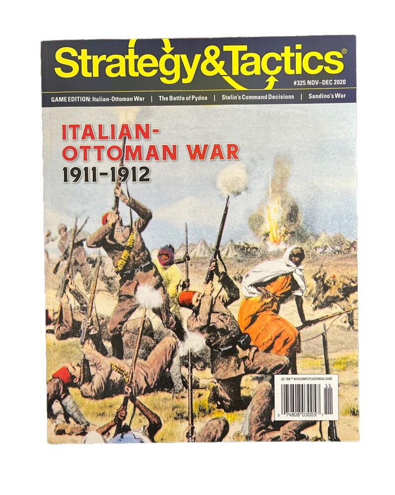 Strategy & Tactics Board Game Magazine #325 - Italian-Ottoman War 1911-1912