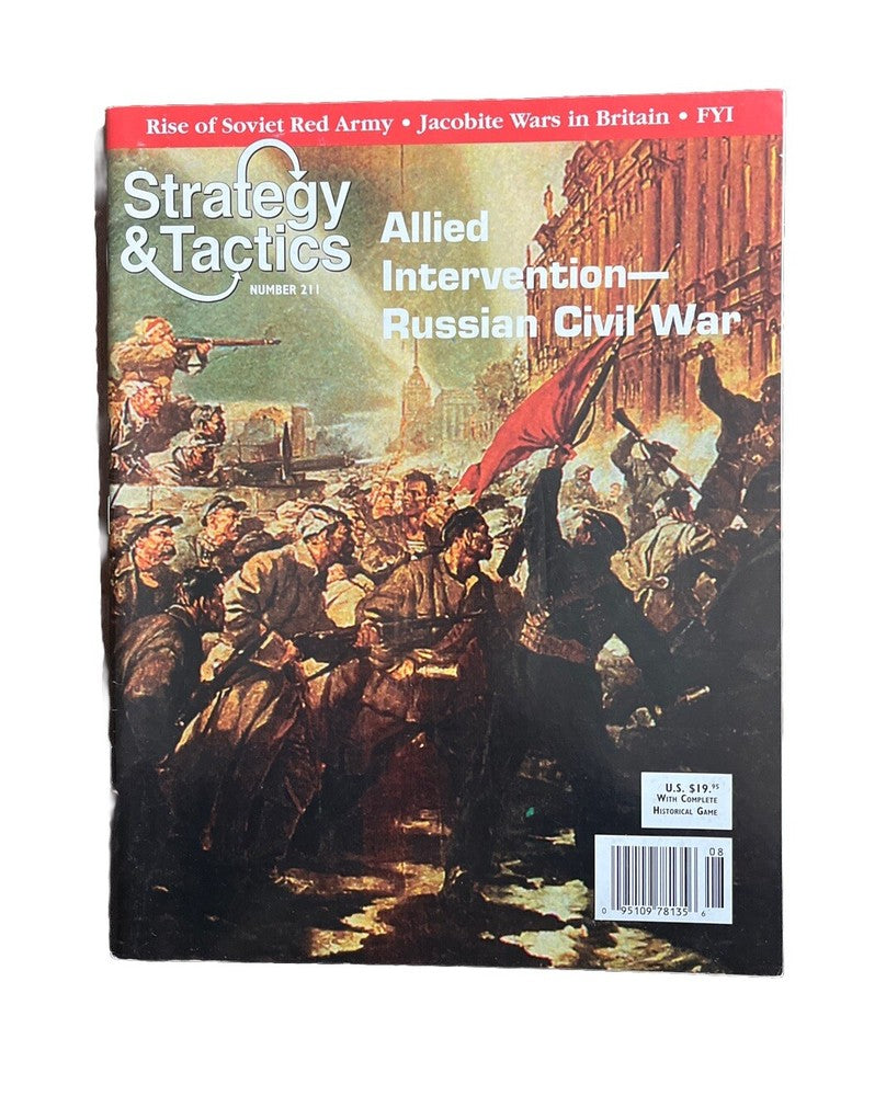 Strategy & Tactics Wargame Magazine #211 Allied Intervention Russian Civil War