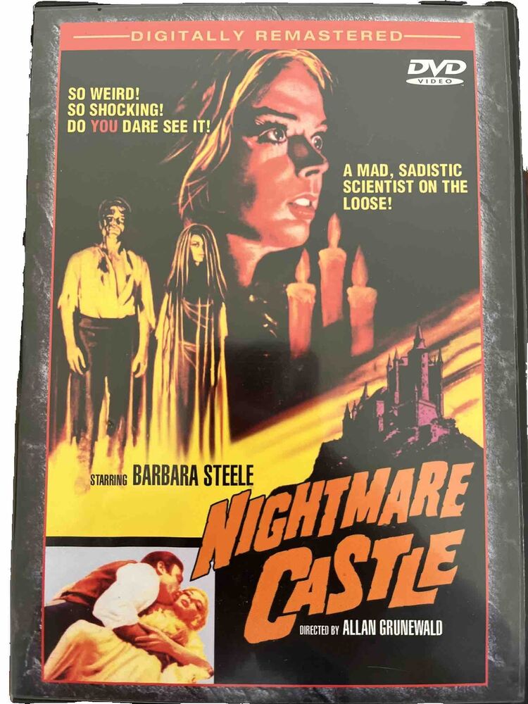 Nightmare Castle (1965) (DVD, 2003) Barbara Steele, Paul Miller, Italian Horror