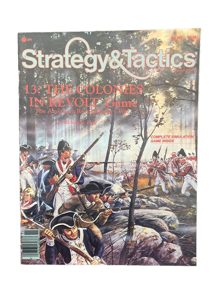 Strategy & Tactics wargaming magazines #104 13:the Colonies In Revolt Game