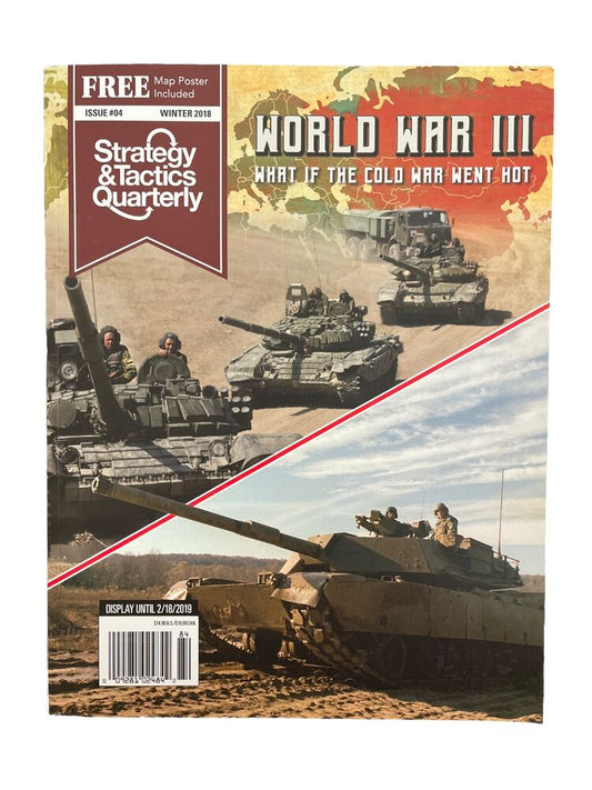 Strategy & Tactics Military History Magazine #4 With Map Poster - World War III