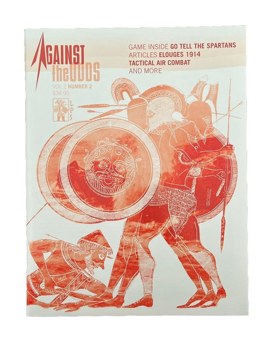 Against the Odds Wargame Strategy Magazine Vol.2 #2 Go Tell The Spartans