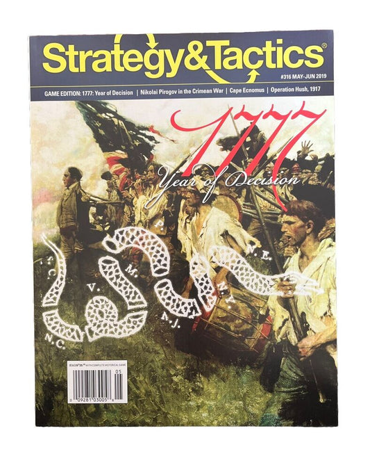 Decision Games Strategy & Tactics Wargame Magazine #316 - 1777 Year Of Decision