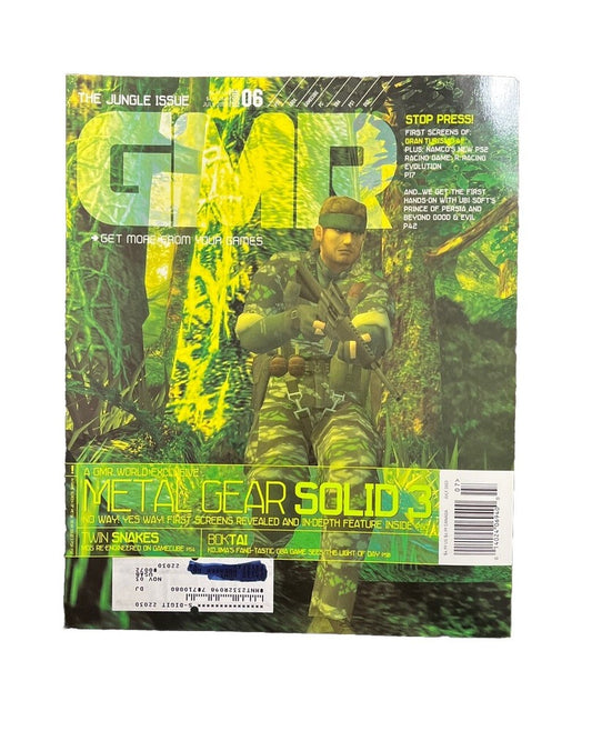 Vintage GMR PC Video Game Magazine #06 July 2003 Metal Gear Solid 3