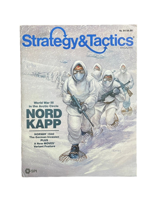 Vintage Strategy & Tactics Historical Wargame Magazine #94 WW III Nord Kapp