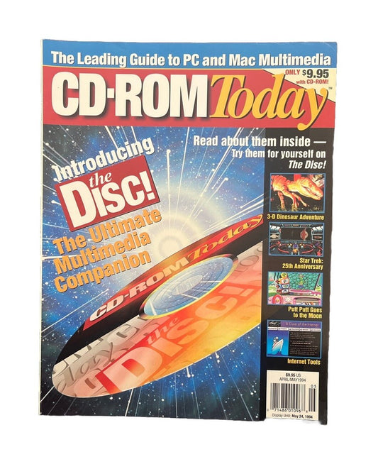 CD-ROM Today PC And Mac Multimedia Magazine Vol.2 No.2 Introducing The Disc!