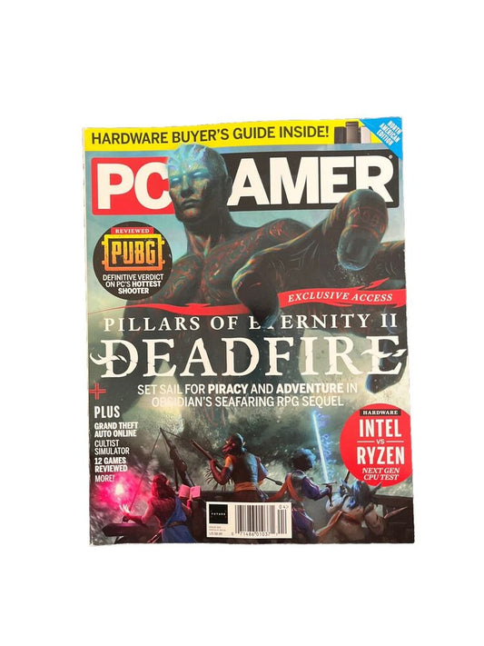 PC Gamer #303 Pillars of Eternity II: Deadfire APRIL 2018 Video Game Magazine