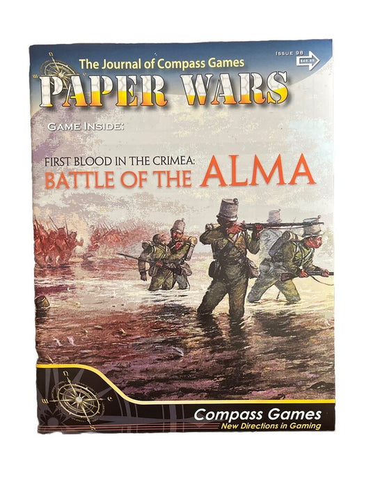 Paper Wars Magazine #98 Board Game First Blood in the Crimea: Battle of the Alma