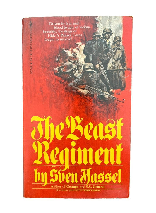 The Beast Regiment Monte Cassino by Sven Hassel WORLD WAR II FICTION Book