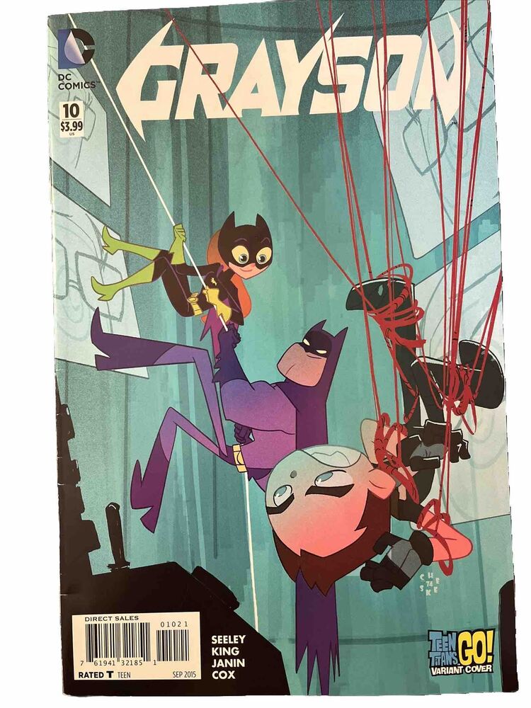 Grayson #10b DC Comics (2015) NM Teen Titans Go Variant 1st Print Comic Book