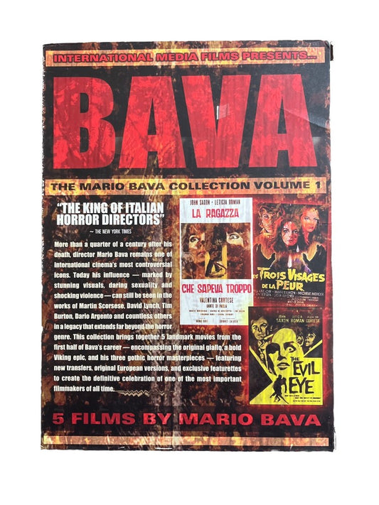 Classic Horror Films The Mario Bava Collection Volume 1 (5-Disc DVD Box Set)