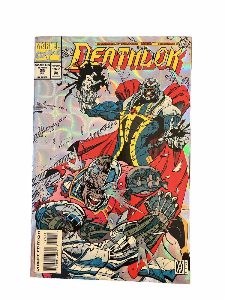 Deathlok Marvel Comics 1993 NM Holofoil Cover #25