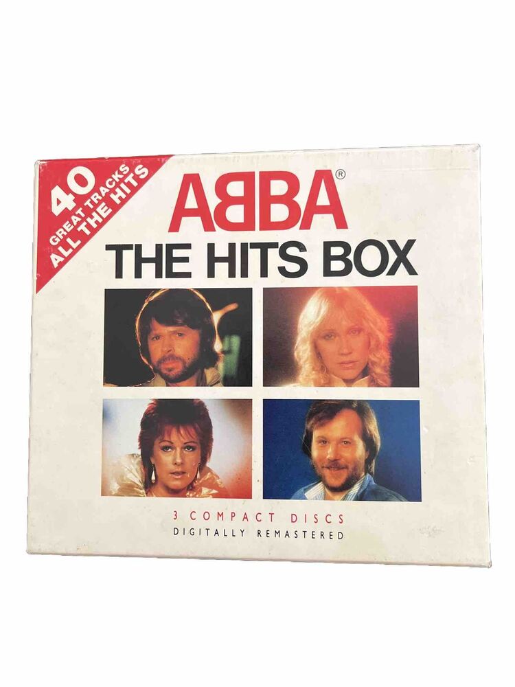 VG/FINE ABBA PICKWICK The Hits Box 3 CD Set 40 Great Tracks All The Hits