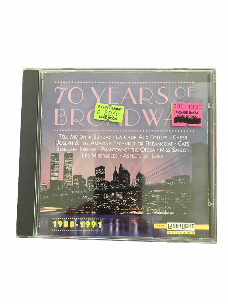 70 Years of Broadway, Vol. 5 by Various Artists (CD, Mar-1994, Laserlight)