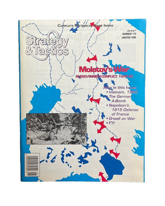 Strategy & Tactics Wargame Magazine #172 Molotov’s War Russo-Finnish Conflict