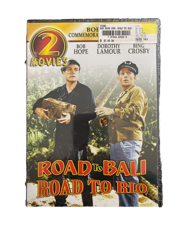 ROAD TO BALI & ROAD TO RIO - Hope, Crosby & Lamour (DVD, Collector's Set)