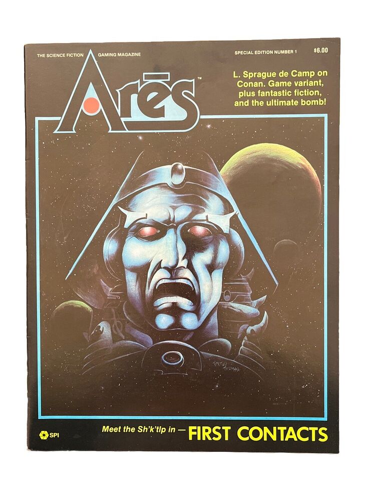 SPI Ares The Science Fiction Gaming Magazine Special Ed #1 Dawn of the Dead