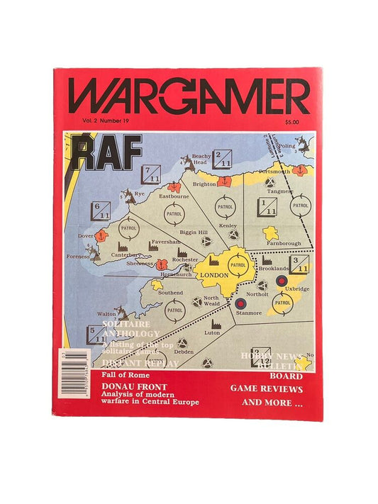 WARGAMER Vintage Computer Game Magazine VOL.2 #19 Mar-Apr 1990 - RAF