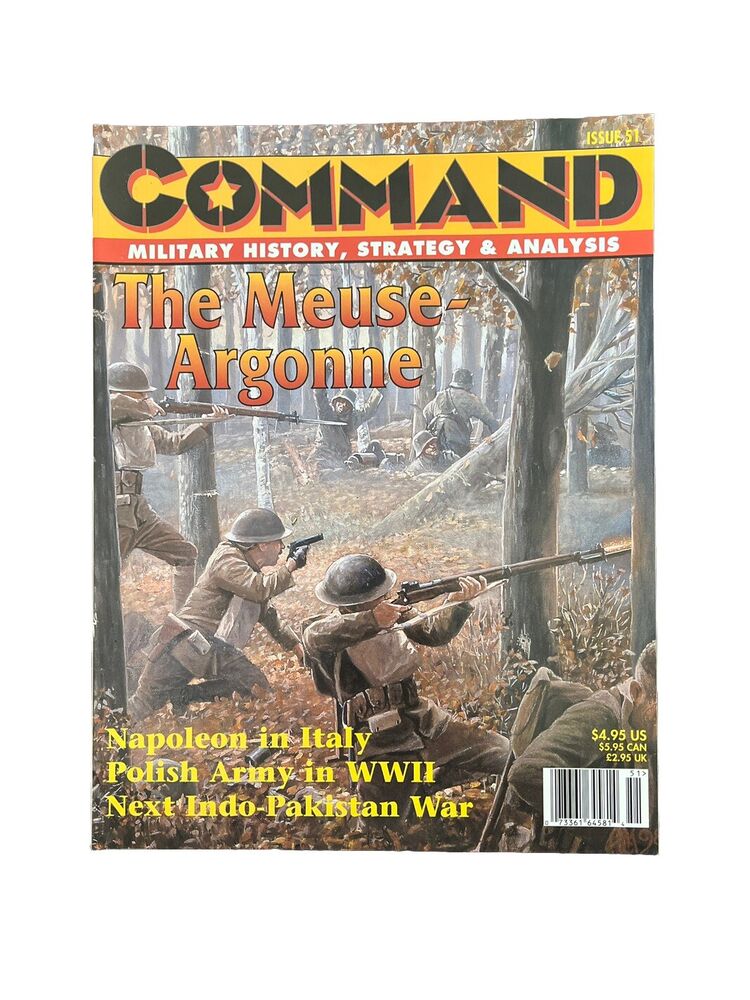 XTR Vintage Collectable Command Wargaming Magazine #51 - The Meuse-Argonne