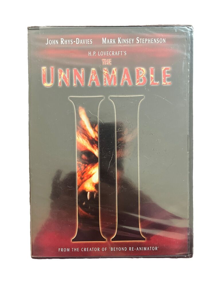 Rare Vintage Collectable Movie DVD The Unnamable II