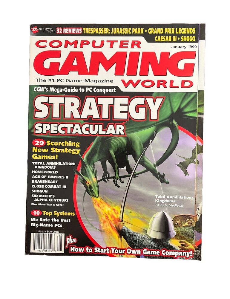 Vintage Computer Gaming World Magazine #174 January 1999 - Strategy Spectacular