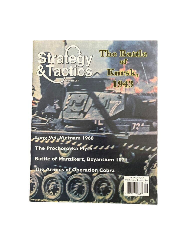 Strategy &Tactics Magazine With Complete War Game #253-The Battle Of Kursk,1943