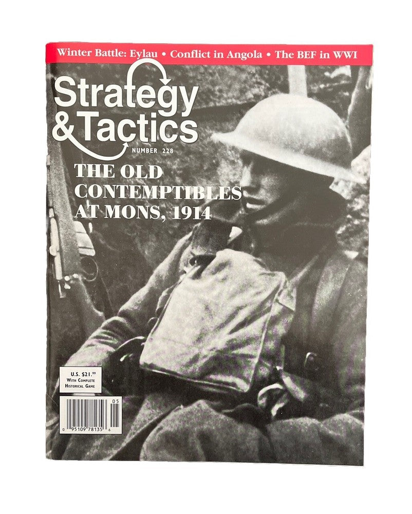 Strategy & Tactics Wargame Magazine #228 The Old Contemptibles At Mons 1914