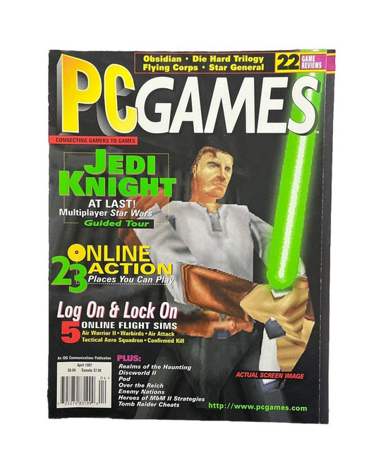 Vintage PC Games Computer Game Magazine Vol.4 No.4 April 1997 Jedi Knight