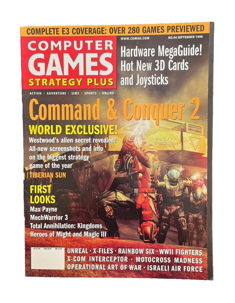 Computer Games Strategy Plus Magazine #94 September 1998 Command & Conquer 2