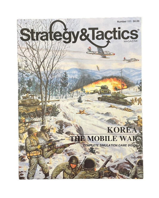 Vintage Strategy & Tactics Historical Wargame Magazine #111 Korea The Mobile War
