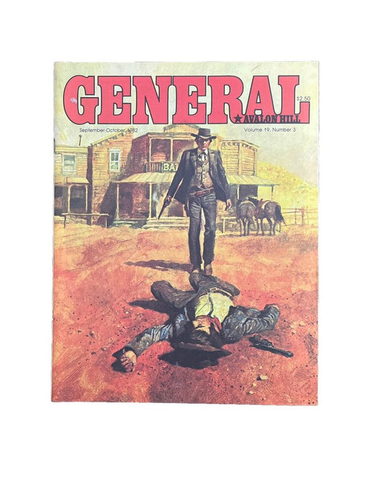 Avalon Hill General Board Game Vintage Magazine Sep-Oct Vol. 19 #3 Gunslinger