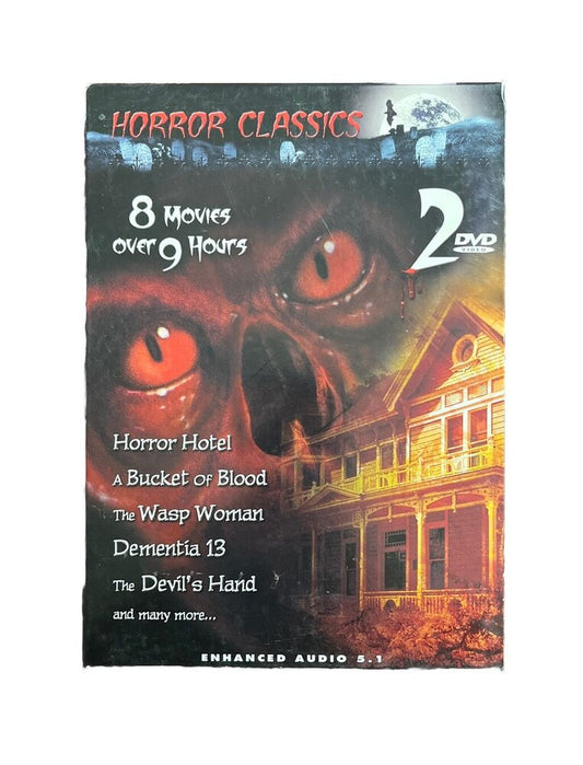 Vintage Collectable Mystery Film Great Horror Classics DVD 2-Disc Set