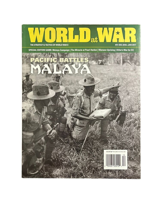 World at War Magazine #51 With Historical Board Game - Pacific Battles: Malaya